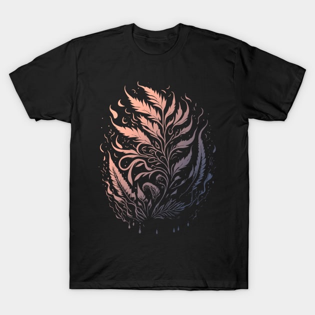 Magic Forest Fern T-Shirt by Bongonation